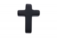 Onyx Kreuz 18x25mm mit 2,5mm-Loch Onyx Kreuz 18x25mm mit 2,5mm-Loch