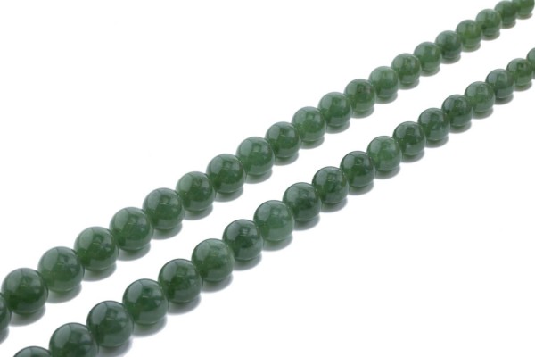 Kugelstrang 7-13,5mm/50cm, Burma Jade (Jadeit)