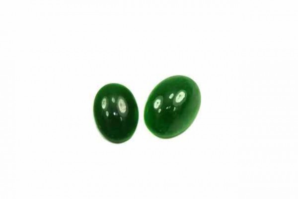 Cabochon 6x8mm, Jadeit (Imperial Jade)