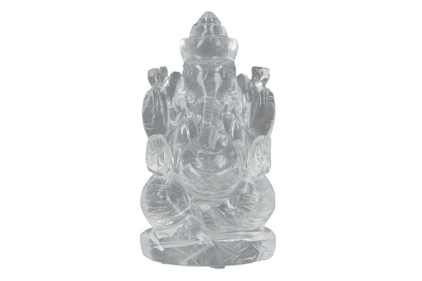 Ganesha 50x90x32mm aus Bergkristall
