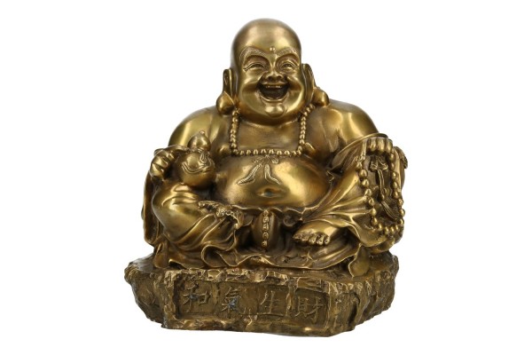 Buddha 18x17x17cm aus Messing