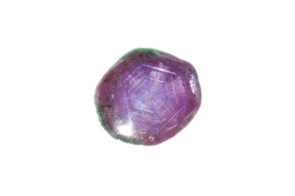 Scheibe 19x17mm 10,9ct, Trapiche-Rubin