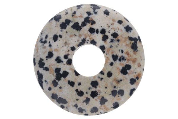 35mm Donut aus Dalmatiner-Stein Aplit