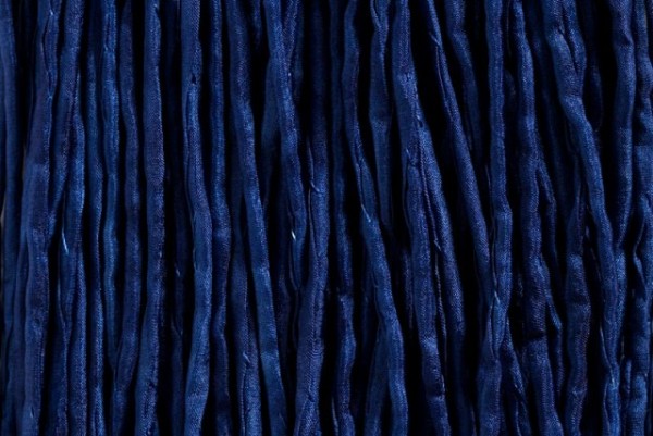 Seidenband 110cm, Habotai-Seide marineblau
