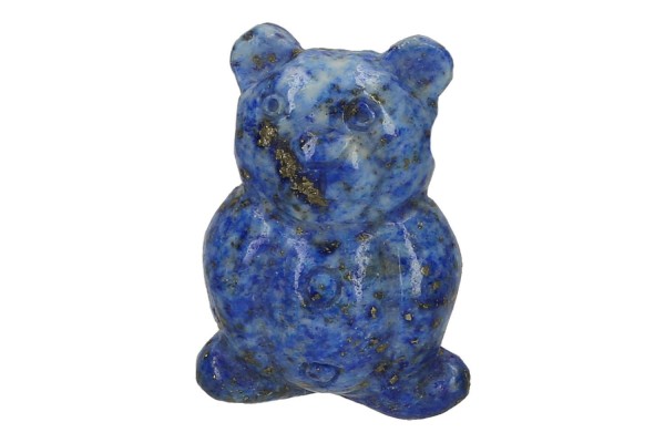 Teddy Bär mit Bohrung 20x30mm, Lapislazuli