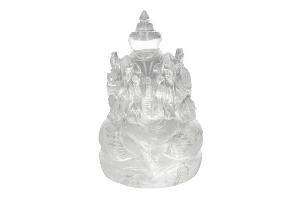 Ganesha 65x100x64mm aus Bergkristall