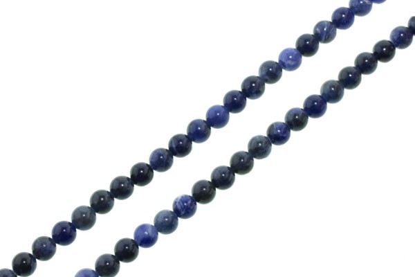 8mm round beads in sodalite