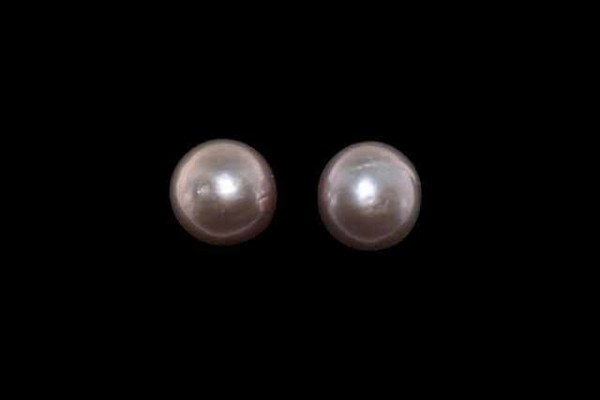 Perle 11-12mm lose, Süßwasserzuchtperle, verschiedene Flieder-Töne