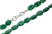 Ovalkette 5-7x8-10mm/45cm Karabiner Silber 925, Aventurin grün Ovalkette 5-7x8-10mm/45cm Karabiner Silber 925, Aventurin grün