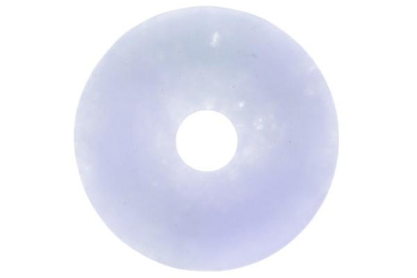 24mm Donut Anhänger aus Lavendel Jade