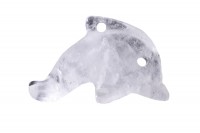 Delphin Anhänger 39x25x12mm aus Bergkristall Delphin Anhänger 39x25x12mm aus Bergkristall