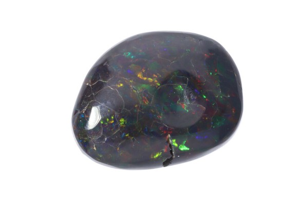 Freeform Nugget 12x15x5,5mm aus schwarzem Opal
