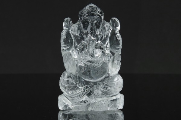 Bergkristall Ganesha ca. 50x80x42mm