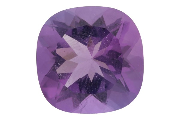 Quadrat antik Cushion Cut facettiert 12,2mm, Amethyst