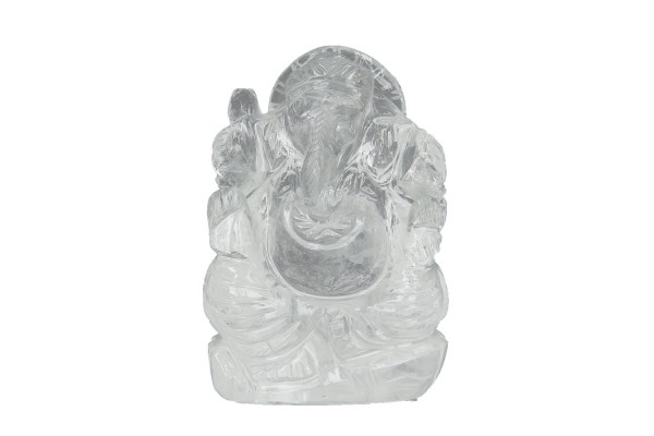 Ganesha 50x68x50mm aus Bergkristall