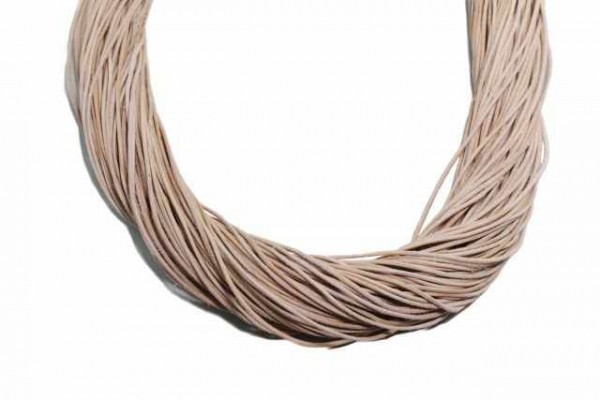 Lederband natur ca. 0,8mmx1m