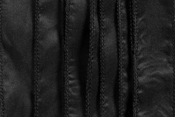Seidenband silky 110x2cm, Habotai-Seide schwarz