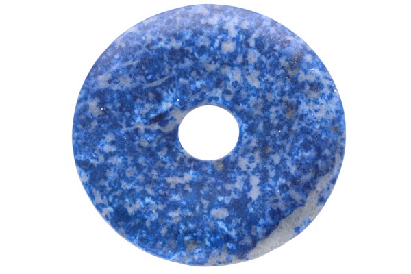 55mm Donut Anhänger aus Lapislazuli in Denim Blue
