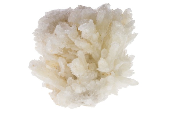 Kristallstufe 70-90mm, weißer Aragonit