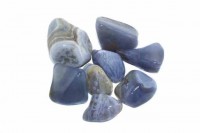 Trommelstein, Südafrika, Chalcedon Trommelstein, Südafrika, Chalcedon