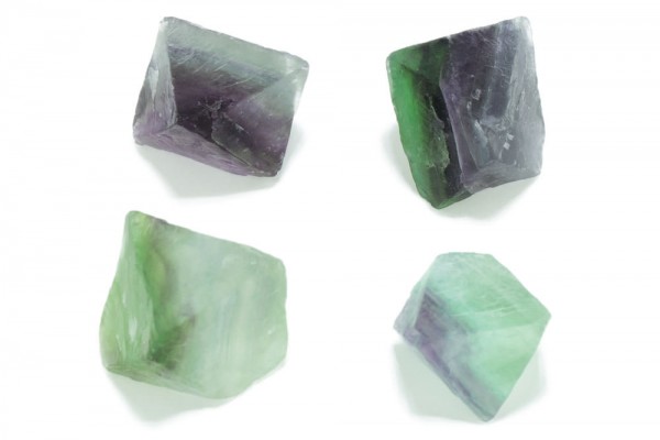 Fluorit Oktaeder 30-40mm, grün-violetter Fluorit