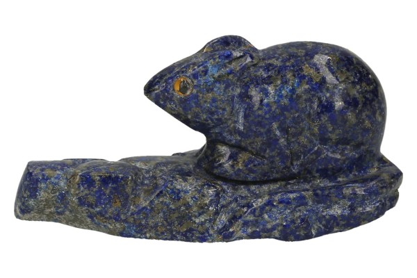 Maus 60x28x30mm aus Lapislazuli