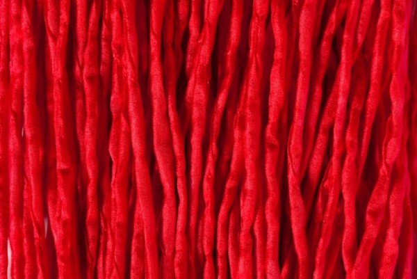 Seidenband 110cm, Habotai-Seide rot