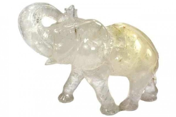 Elefant 10x19x24cm, Bergkristall