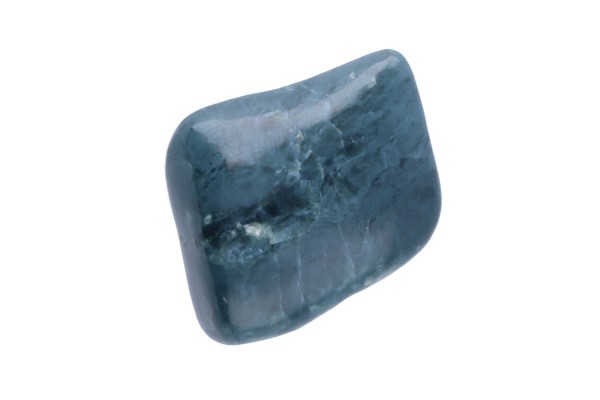 Trommelstein 18x30mm aus blauer Jade
