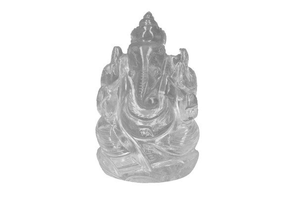 Ganesha 44x66x39mm aus Bergkristall