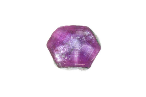 Scheibe 19,6x16,5mm 10,5ct, Trapiche-Rubin