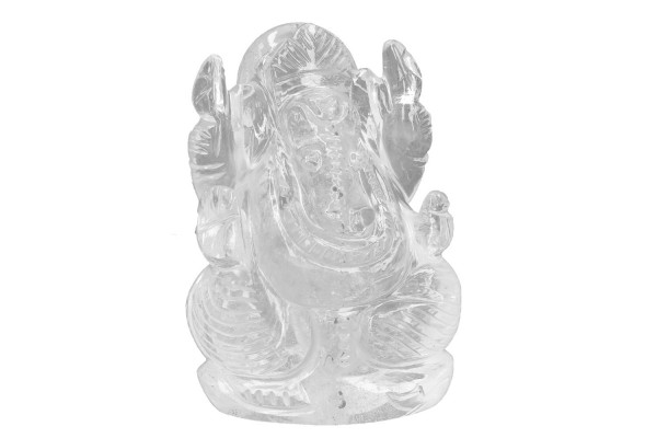 Ganesha 60x85x47mm aus Bergkristall