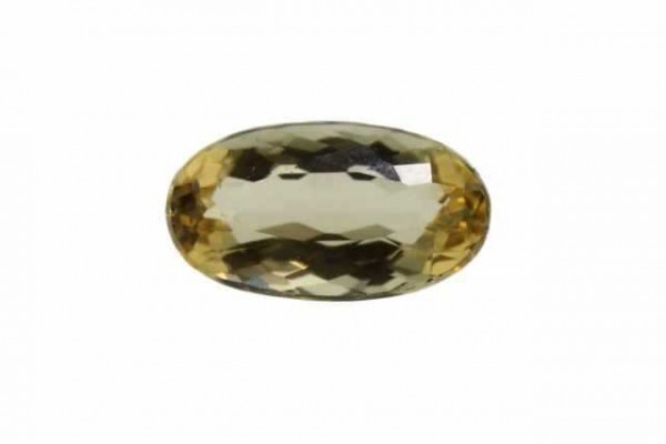 Oval facettiert 6,2x11,2mm, Goldberyll