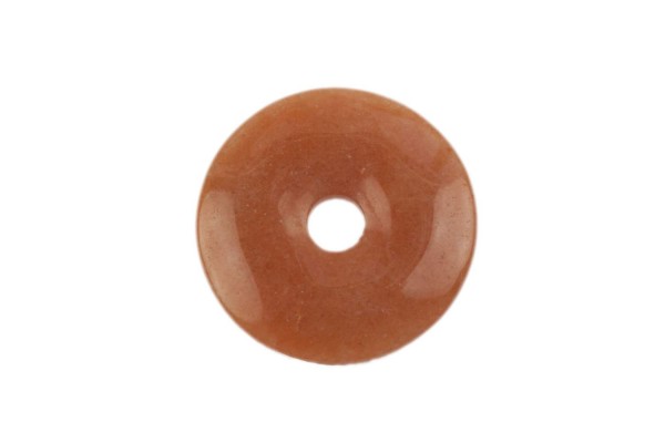 Donut Anhänger Aventurin rot 25mm