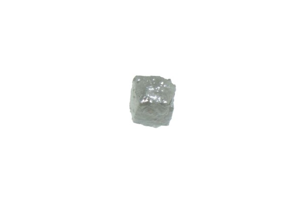 Diamant-Würfel roh 3,5-4mm, silber