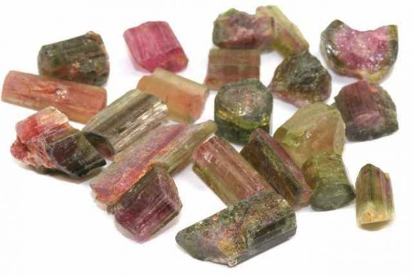 Turmalin-Kristalle farbig, VPE ca.10g