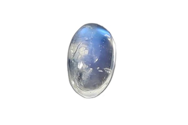 Cabochon 3x5mm oval, Mondstein blau