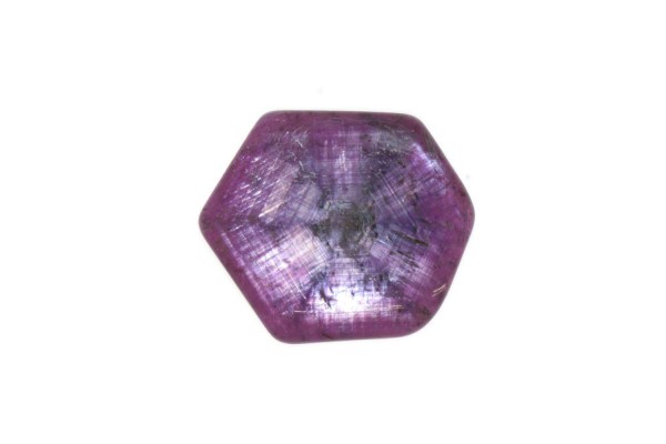 Scheibe 20x17mm 12,9ct, Trapiche-Rubin