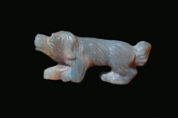 Hund 31x13mm, Opal