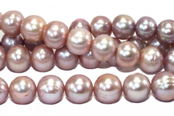 Choker 12-15mm/40cm, Süßwasser-Zuchtperle natur